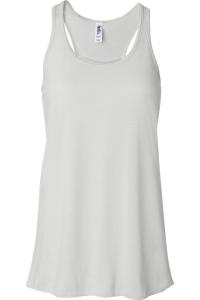 Женская струящаяся майка-борцовка BELLA + CANVAS, белый