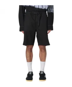 Шорты с поясом Msgm, черный