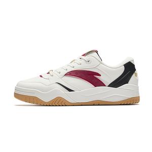 Мужские скейтерские кроссовки ivory white/crimson red/basic black ANTA, айвори белый/Shade 1 серый-7