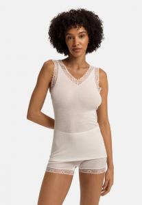 Пижамный топ Hanro Pyjama top, Misty White/White