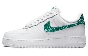 Кроссовки Nike Air Force 1 Low '07 Essential White Green Paisley (женские)