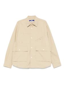 Хлопковая рубашка-пиджак Junya Watanabe MAN, нейтральный