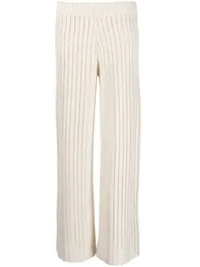 Широкие брюки в рубчик Fabiana Filippi, белый