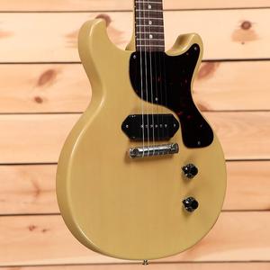 Электрогитара Gibson 1957 Les Paul Junior Double Cut VOS - TV Yellow - 831299 - PLEK'd