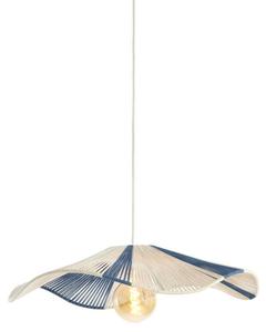 Подвесной светильник Light & Living Rafa, синий - диаметр абажура: 70 см.