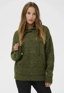 Вязаная толстовка с капюшоном kauma Kaffe, Ivy Green Melange