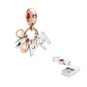 Pandora 925 Sterling Silver подвески и кулоны для женщин Rose Gold