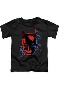 Футболка с коротким рукавом для малышей The Batman с силуэтом в тени Gildan, черный