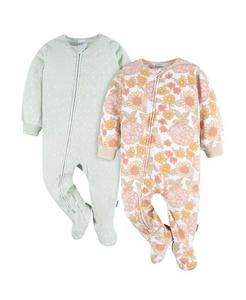 Пижама для маленьких девочек, упаковка из 2 штук Gerber, розовый