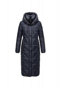Стеганое вафельное пальто NAVAHOO, темно-синий