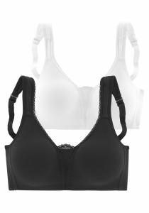 Бюстгальтер без косточек PETITE FLEUR Soft BH, черный