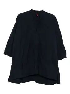 Блузка с воротником-стойкой Daniela Gregis, синий