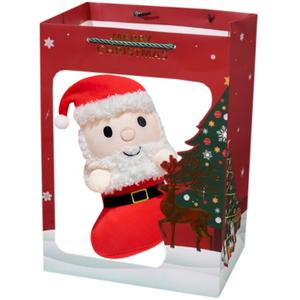 Рождественские носки для пожилых кукол плюшевая кукла 25см высотой Small bubble