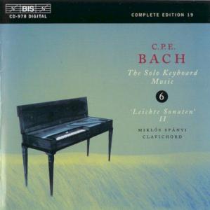 Диск CD Solo Kbd Music Vol. 6 - C.P.E. Bach