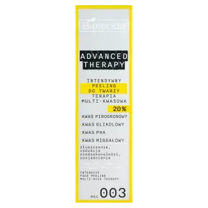 Интенсивный пилинг для лица мультикислотная терапия 20%, 30 мл Bielenda Advanced therapy