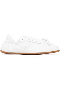 Кожаные балетные кроссовки Abra, белый