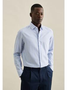 Рубашка Seidensticker, средне-синий