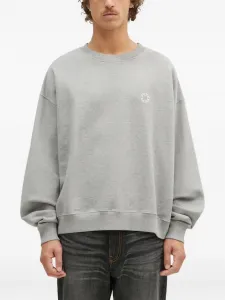 Вышитая толстовка с круглым вырезом 1017 ALYX 9SM, серый