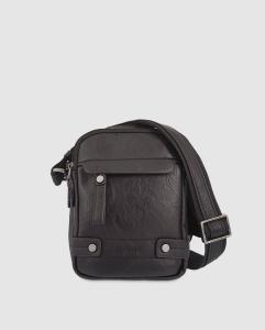 Черная сумка через плечо из плотной ткани El Potro, черный