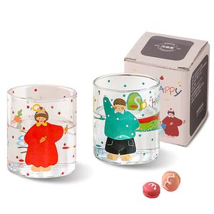 Чайник для холодной воды 1600ml KAWASIMAYA, glass cup (dad and mom)