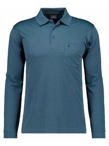 Рубашка-поло из жаккарда зеленого цвета Ragman