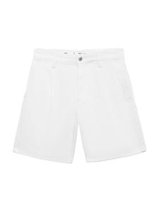 Обычные брюки со складками спереди MANGO MARINA, Off white