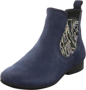 Think! Женские ботильоны Guad2 с кожаной подкладкой, Notte 8160