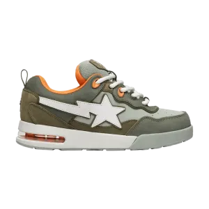 Кроссовки BAPE Flip Sta M1 Olive Drab, зеленый