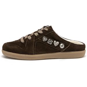 Сандалии с закрытым носком женские кофейного цвета MIO, Coffee