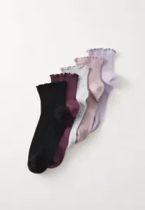 5 пар носков в упаковке Even&Odd, Purple/Grey Melange