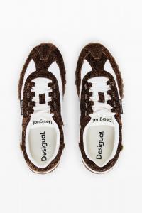 кроссовки из ворсистой замши