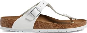 Женские кожаные сандалии Birkenstock Gizeh черный масло LTR