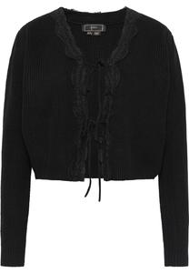 Толстовка faina Strickjacke, черный