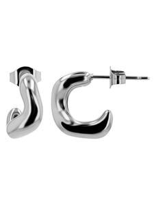 Adeliás Женские серьги - Серьги-гвоздики из нержавеющей стали серебристого цвета