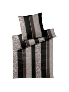 Постельное белье Paisley Stripes черного цвета JOOP!, 135/200 40/80