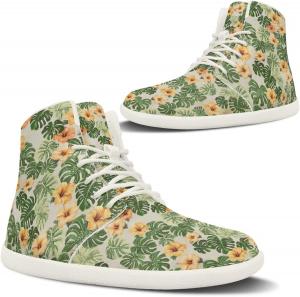 Pugasmiru Женские зимние походные ботинки с широким носком, теплые снежные ботинки, босоногие ботинки, противоскользящие ботильоны с белой подошвой