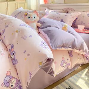 FUANNA Комплект постельного белья, 1.5 м, 4 предмета, Xingxingtu