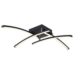 Потолочный светильник LED TANSY I с LED-модулем / для гостиной / спальни / современный Globo Lighting, черный