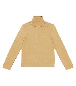 Свитер Tyler из смесового хлопка с высоким воротником Morley, коричневый