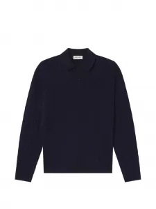 Поло вязаное косами FRAME, синий