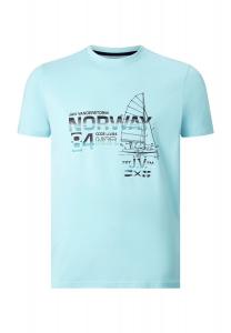 Футболка ЭЙЛИ JAN VANDERSTORM, бирюзовый