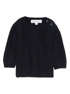 Джемпер вязаный косичкой Tartine Et Chocolat, синий