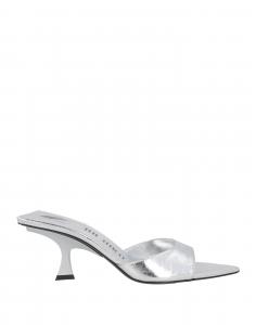 Сандалии The Attico, серебряный