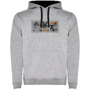 Худи Kruskis Comic Two-Colour, серый