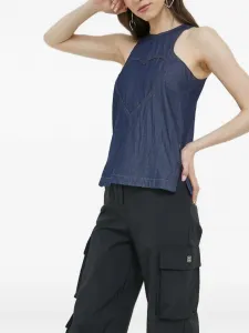 Топ с сердечным мотивом Love Moschino, синий