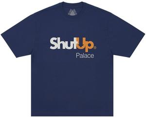 Футболка Palace Shut Up, темно-синяя