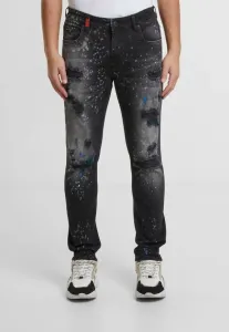 Джинсы «цезарь» облегающего кроя 2Y Premium, Black