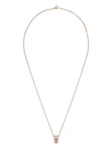 Ожерелье с кольцом и подвеской Daniel Wellington, розовый