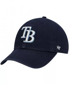 Мальчики темно-синий Tampa Bay Rays Team Logo Clean Up Регулируемая кепка '47 Brand