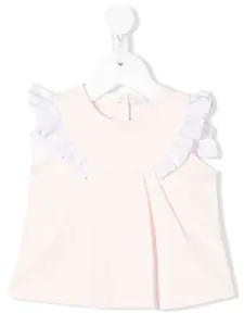 Платье без рукавов с оборками Patachou, розовый